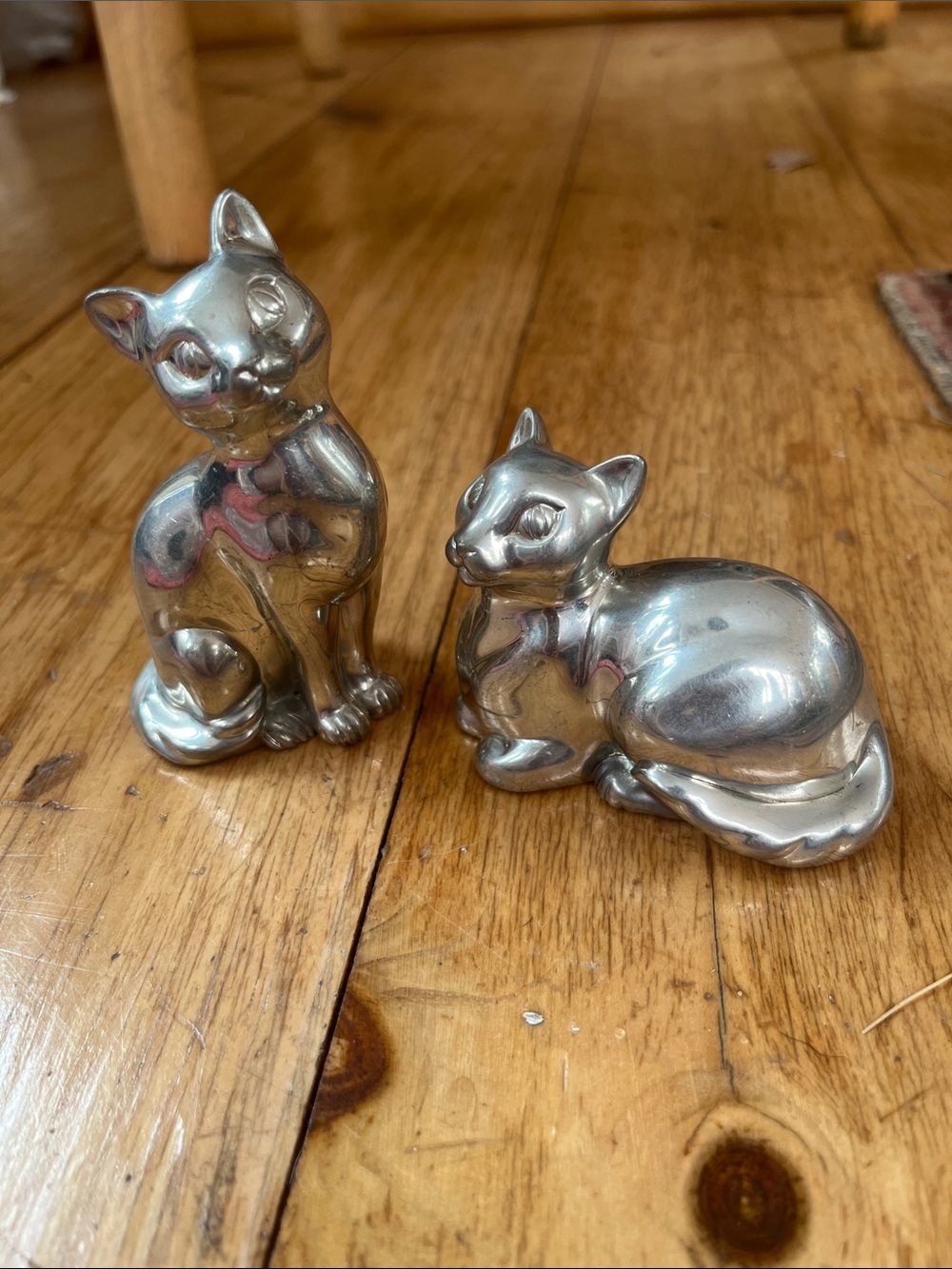LENOX KIRK STIEFF SALF AND PEPPER SHAKERS / pewter3” each